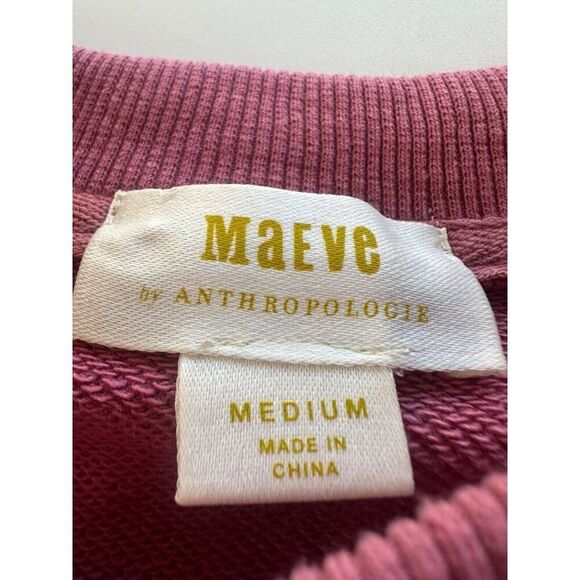 Anthropologie Maeve Layered Tunic Sweatshirt Women's M - Picture 5 of 9